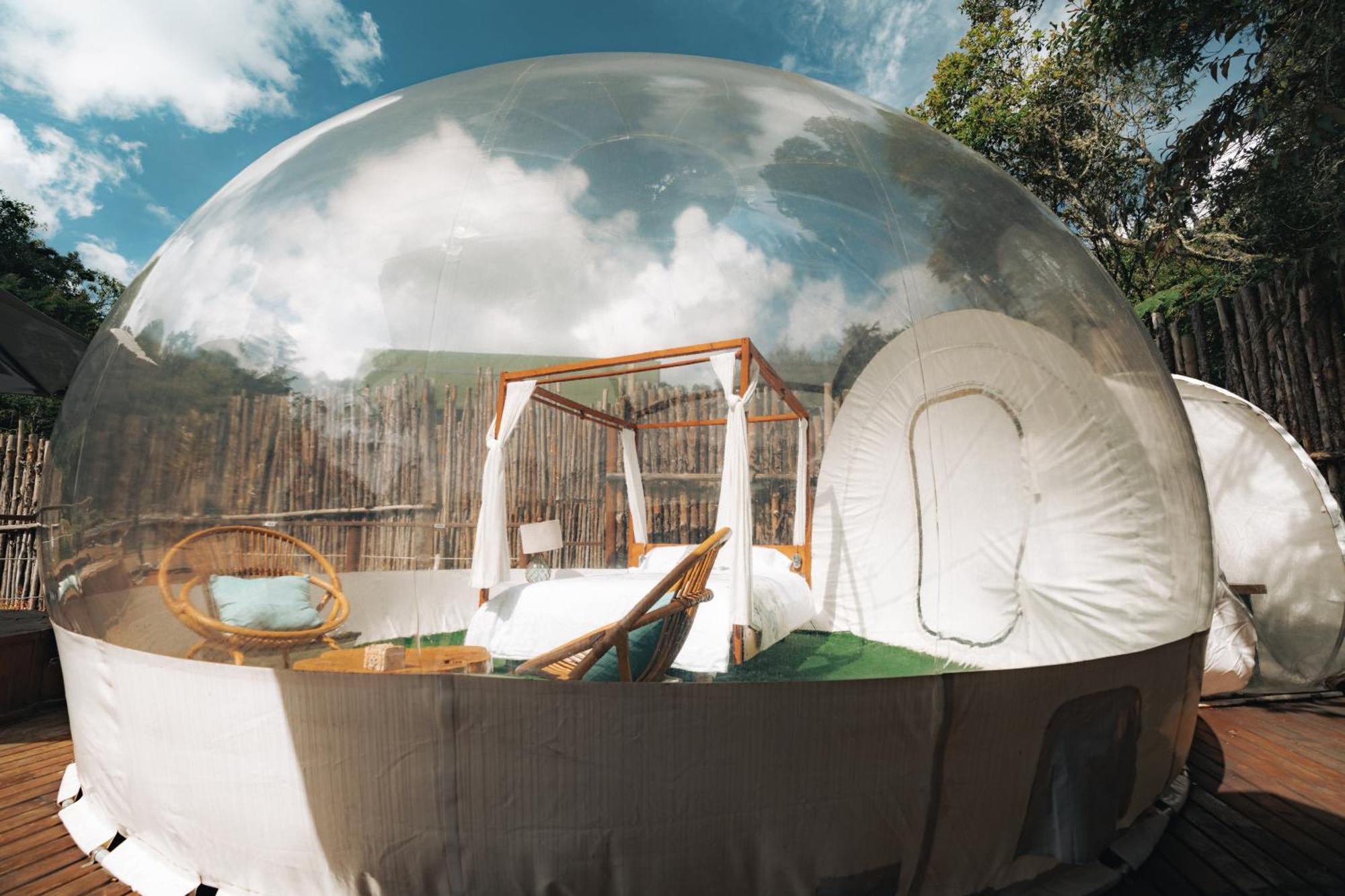 Bubblesky Glamping 15 Min From Medellin Hotel Rionegro Bagian luar foto
