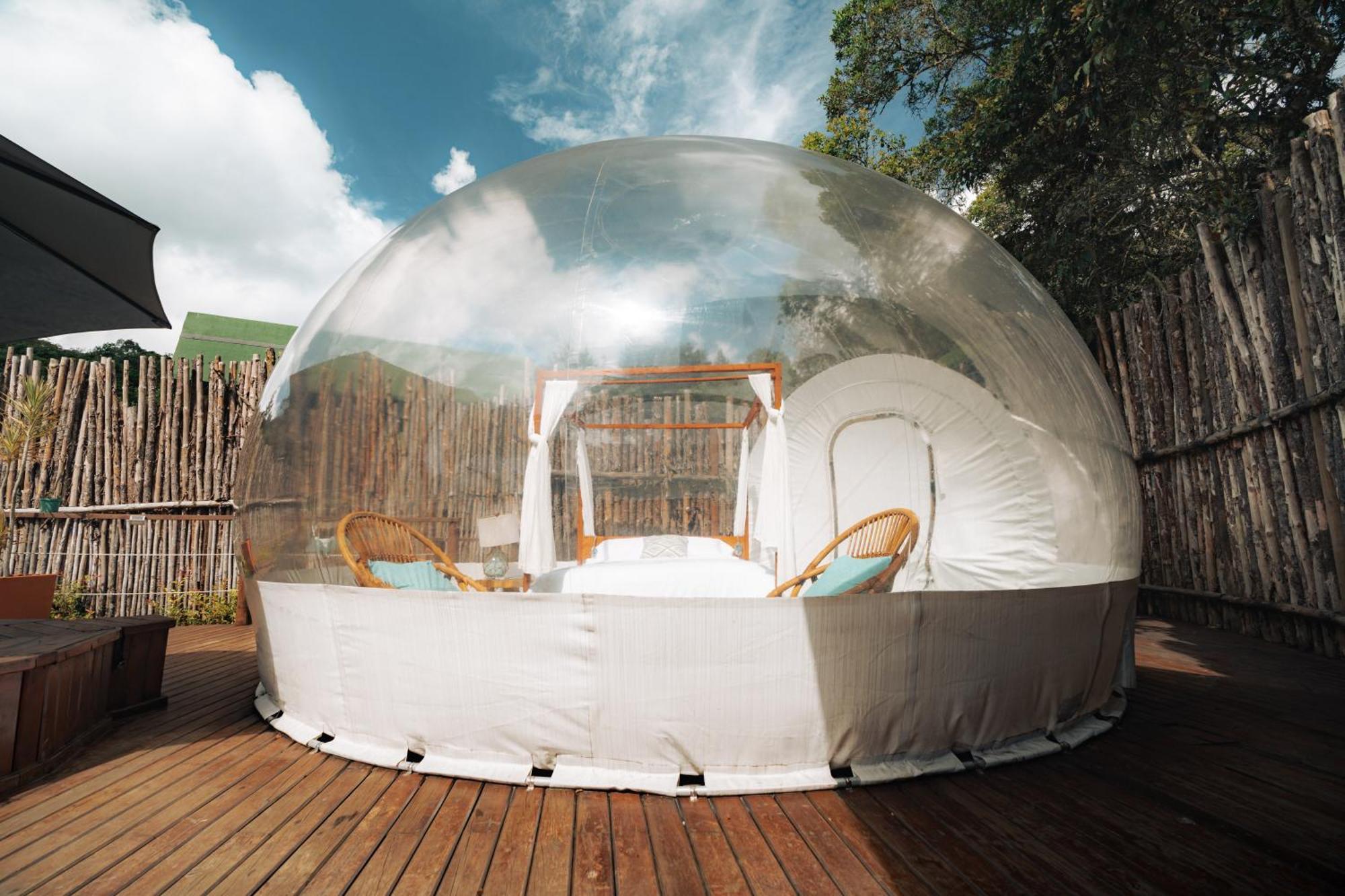 Bubblesky Glamping 15 Min From Medellin Hotel Rionegro Bagian luar foto