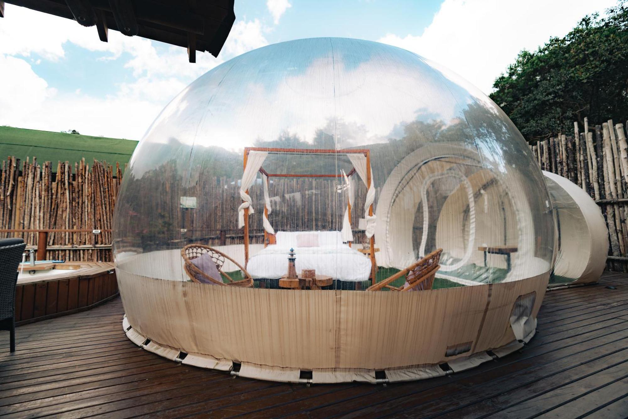 Bubblesky Glamping 15 Min From Medellin Hotel Rionegro Bagian luar foto